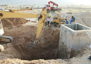 اتمام عملیات ترمیم خط انتقال آب به لارستان