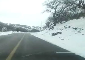 فیلمی از طبیعت زمستانی روستای کره‌کان