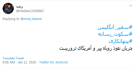 اخراج #سفیر_انگلیس کمترین کاریست که می&zwnj;توان با ماهیگیران آب گل آلود انجام داد