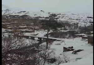 طبیعت برفی روستای قلعه‌جوق در قاب دوربین + فیلم