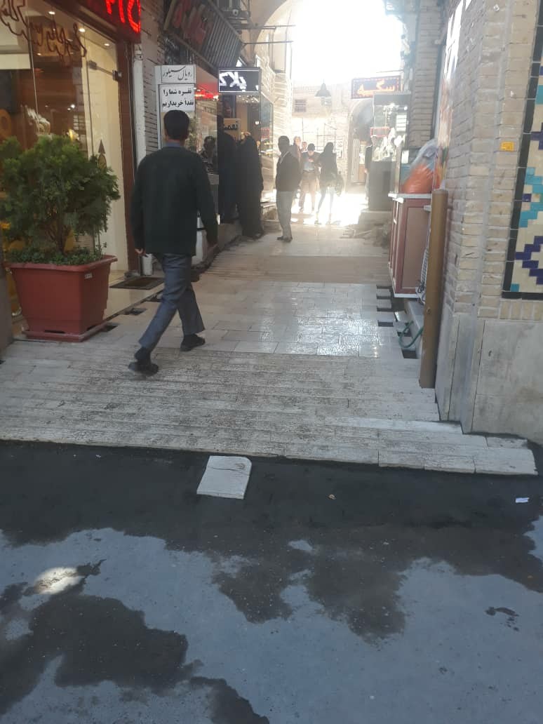 مرمت بازار تاریخی حاج آقا علی کرمان
