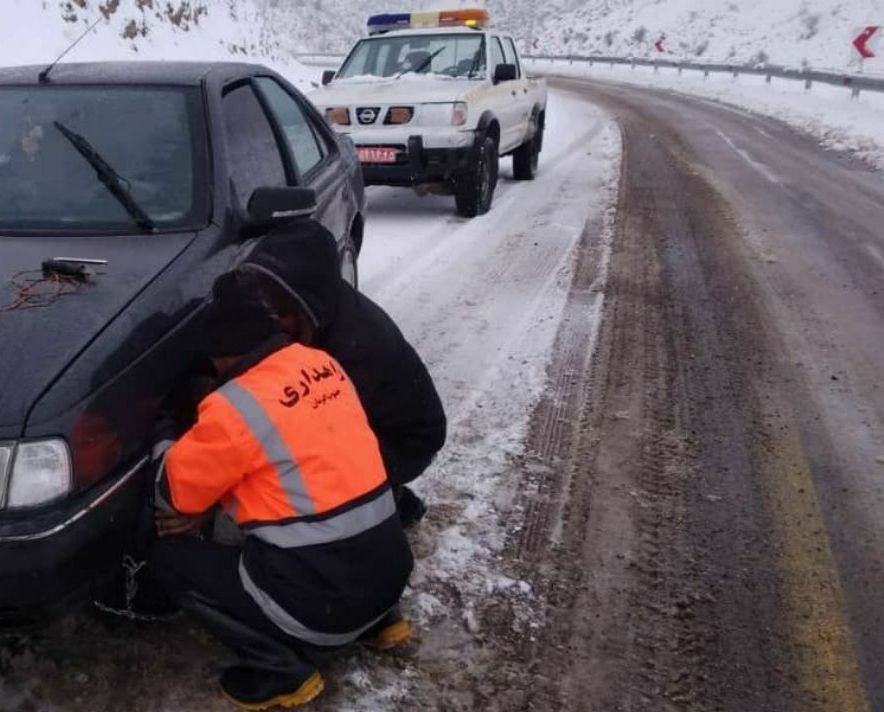 امدادرسانی به بیش از ۳۸۰۰ نفر در سیل، برف و کولاک