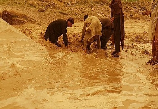 وقوع سیل از هلمند ۶ کشته و زخمی برجای گذاشت