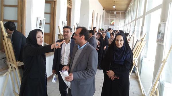 نمایشگاه آثار هنرجویان هنرستان‌های دخترانه بوشهر برپاشد