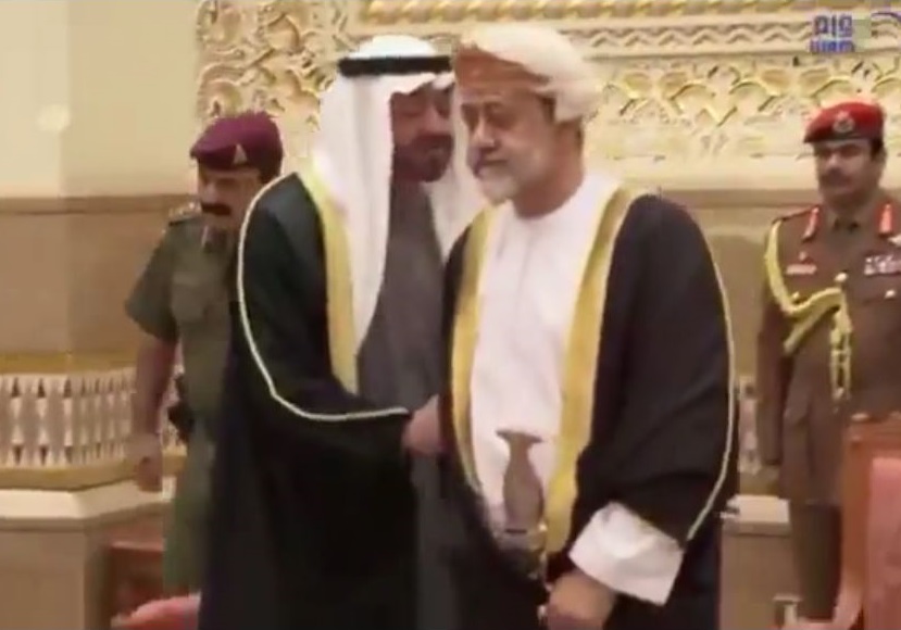 بی محلی پادشاه جدید عمان به ولیعهد ابوظبی