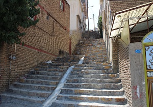 سنگ فرش ۱۷ محله در سطح سنندج