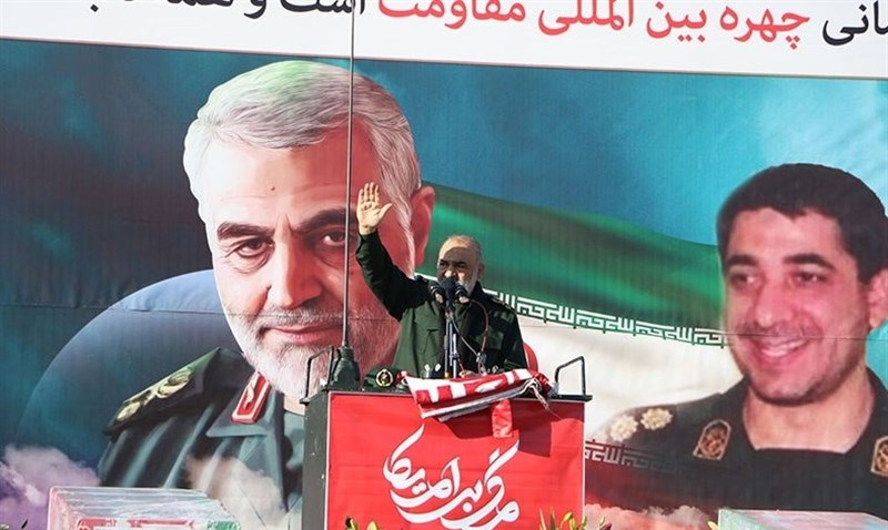 هفتمین روز بزرگداشت شهید سپهبد سلیمانی و سرتیپ شهید پورجعفری