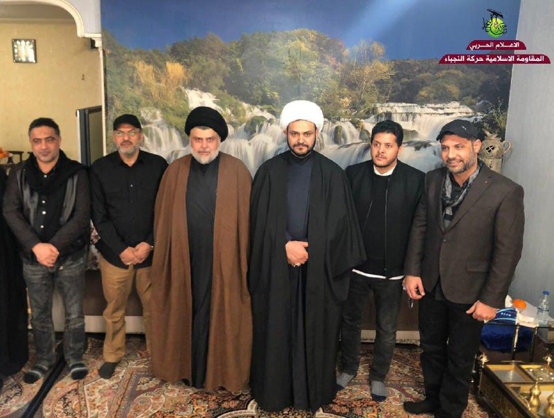 نشست مقتدی صدر و روسای الحشد الشعبی درباره اخراج نظامیان آمریکایی