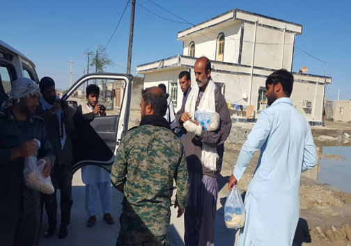 سفر فرمانده نیروی دریایی سپاه به مناطق سیل زده شرق هرمزگان