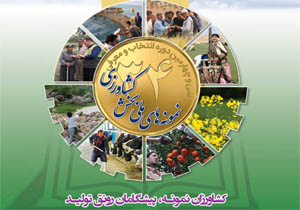 تجلیل از چهار کشاورز نمونه ملی
