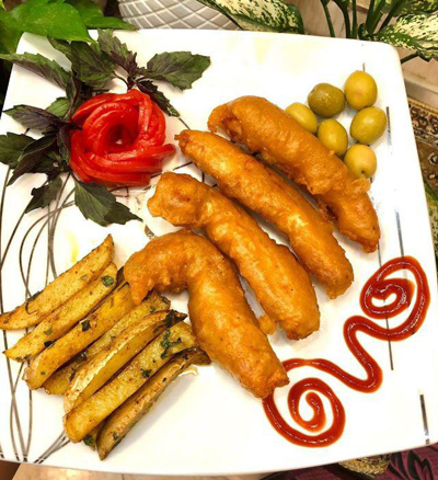 طرز تهیه جوجه چینی با سس تاتار