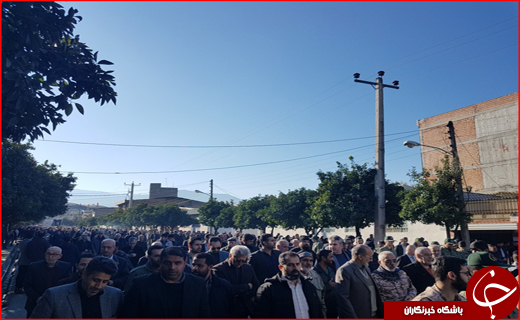 تشییع شهدای گلستانی سانحه هواپیمای اوکراین