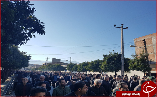 تشییع شهدای گلستانی سانحه هواپیمای اوکراین