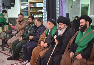 برگزاری مراسم پاسداشت شهید حاج قاسم سلیمانی و شهدای جبهه مقاومت در امامزاده جعفر (ع)