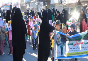 مراسم دسته روی نونهالان موسسات قرآنی در بابل