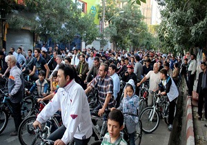 همایش دوچرخه سواری پنجشنبه‌های یزد به ایستگاه ۱۸۹ رسید