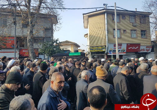 تشییع پیکر آیت الله میبدی در گرگان