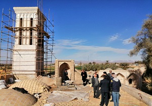 کاروانسرای گردشگری چهارده طبس بزرگترین پروژه مرمتی درشرق کشور