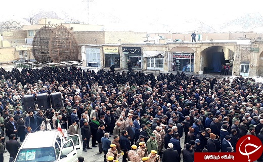 تشییع پیکر شهید سانحه سقوط  هواپیمای اوکراینی در تفت همراه با عکس