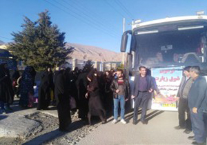 اعزام ۴۵ مددجوی زائر اولی شهرستان بختگان به مشهد مقدس