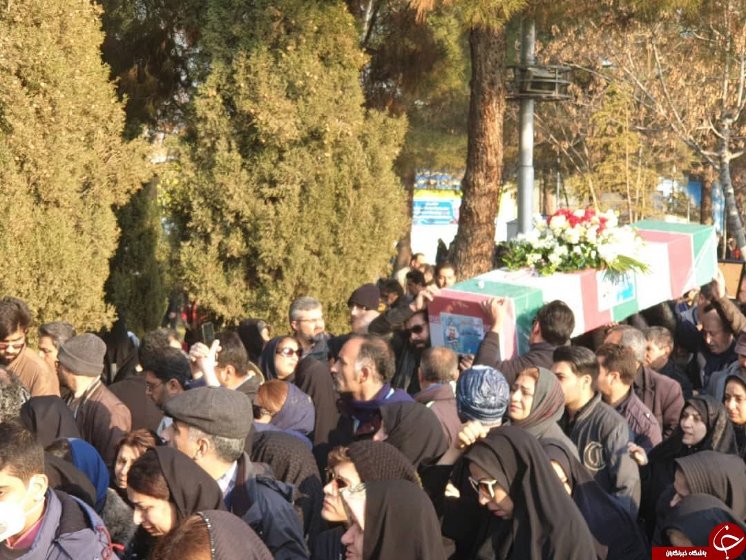  مراسم تشییع و خاکسپاری شهدای سقوط هواپیما