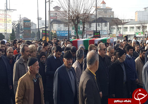 تشییع پیکر جان باخته حادثه هواپیمای اوکراینی در بابل+ تصاویر