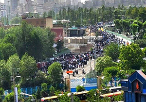 تصاویر هوایی از آخرین وضعیت تقاطع‌های منتهی به مصلی امام خمینی(ره) تهران