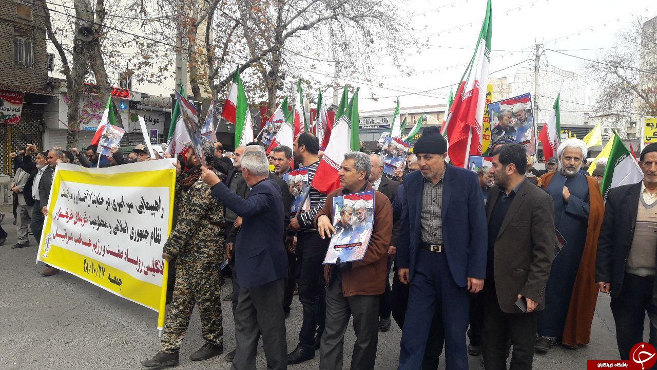 برگزاری راهپیمایی اقتدار و صلابت جمهوری اسلامی در دیار علویان + تصاویر
