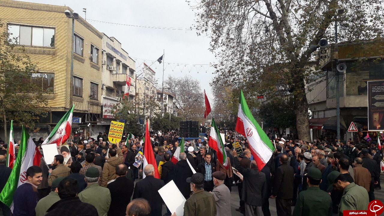 برگزاری راهپیمایی اقتدار و صلابت جمهوری اسلامی در دیار علویان + تصاویر