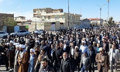 طنین انداز شدن فریاد مرگ بر آمریکای مردم کرمان