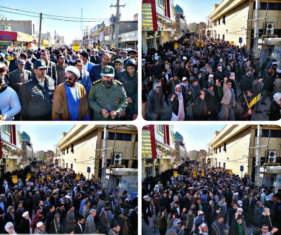 نمایی از حضور میلیونی مردم سراسر کشور در حمایت از آرمان های انقلاب و تکریم جانباختگان سقوط هواپیمای اوکراینی