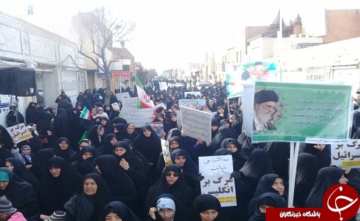 راهپیمایی حمایت از اقتدار نظام در استان سمنان +تصاویر