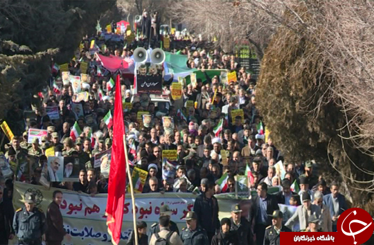 تصاویر راهپیمایی حمایت از اقتدار و صلابت نظام مقدس جمهوری اسلامی ایران