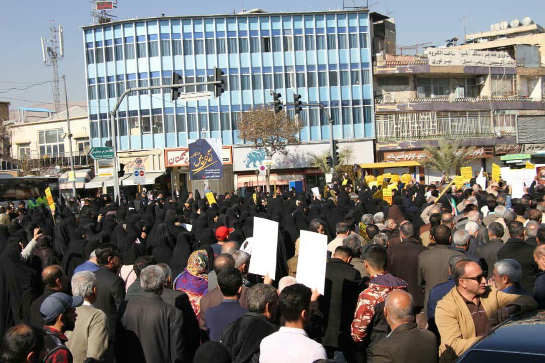 نمایی از حضور میلیونی مردم سراسر کشور در حمایت از آرمان&zwnj;های انقلاب و تکریم جانباختگان سقوط هواپیمای اوکراینی