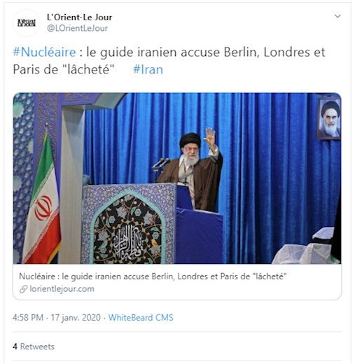 روزنامه فرانسوی لوریان لو ژور لبنان