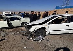 توقیف دانگ فنگ با کالای قاچاق در "سمیرم/پنج مصدوم براثر برخورد سمند با پیکان