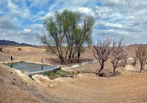 هدررفتن آب چشمه‌های شور در کویر تشنه دامغان