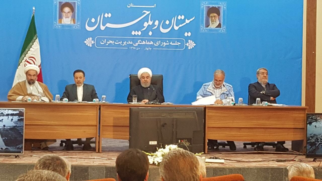 نداشتن تلفات جانی در سیل سیستان و بلوچستان برای دولت افتخار است