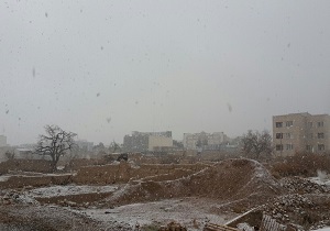 بارش برف و باران در استان سمنان