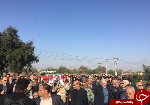 شهید عباس نژاد در اهواز آرام گرفت