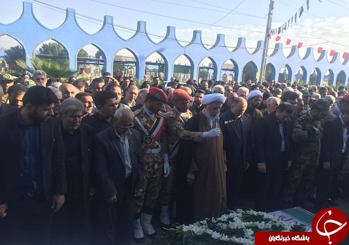 شهید عباس نژاد در اهواز آرام گرفت
