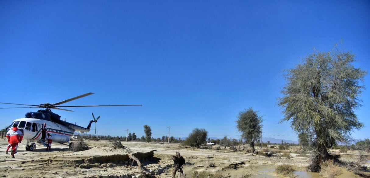 ۱۱۸ سورتی پرواز در مناطق سیلزده سیستان و بلوچستان انجام شد