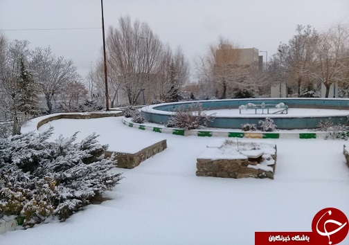 بارش برف به روایت تصویر در استان سمنان+ تصویر