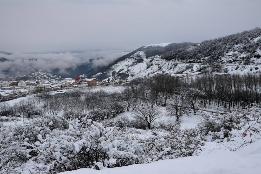 بارش برف در مناطق کوهستانی گیلان
