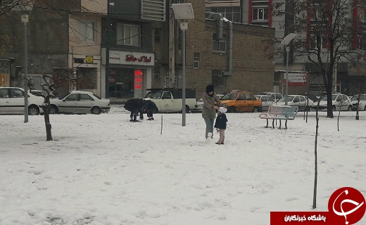 شادی&zwnj;های کودکانه در یک روز برفی