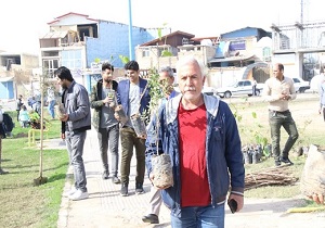 شوشی‌ها نهال کاشتند