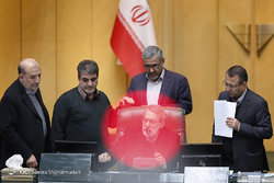 دیدار رئیس دومای روسیه با علی لاریجانی