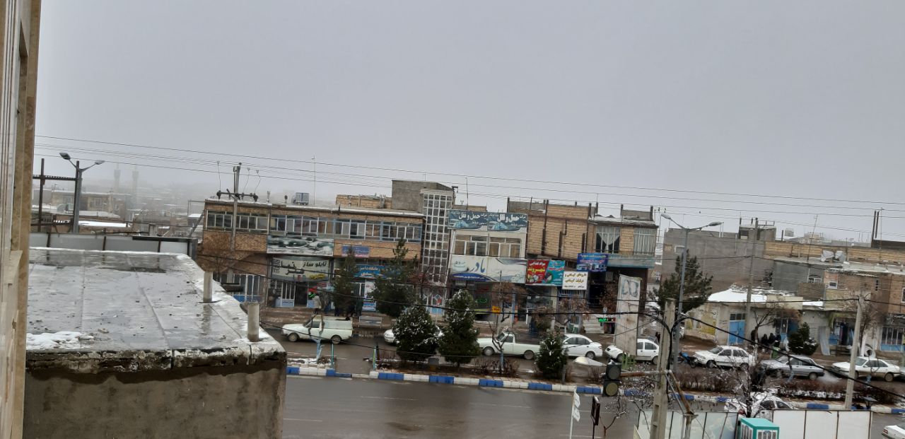 بارش برف در خوشاب+ تصاویر