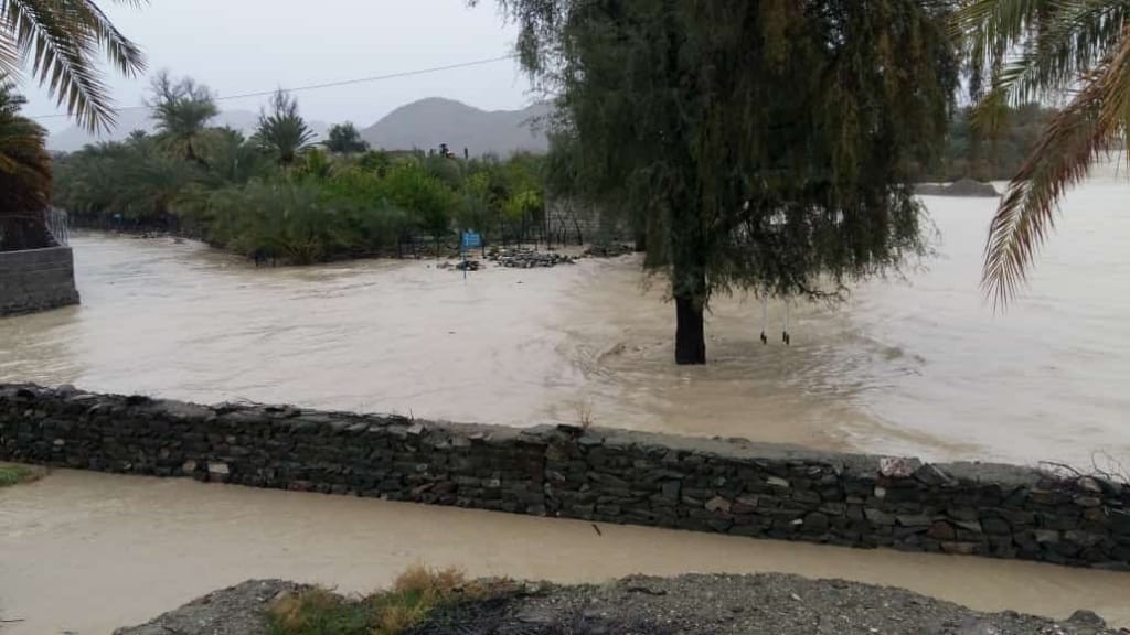 سیل در کمین اهالی روستای آبگاه در شهرستان نیکشهر