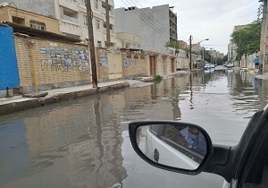 اجرای عملیات امدادی در منطقه شهرک دانشگاه اهواز